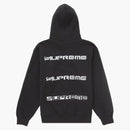 Supreme aoi stacked hooded sweatshirt black
