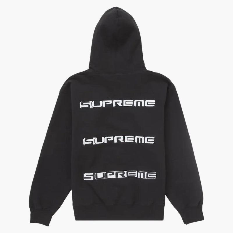 Supreme Aoi staplade huva tröja svart