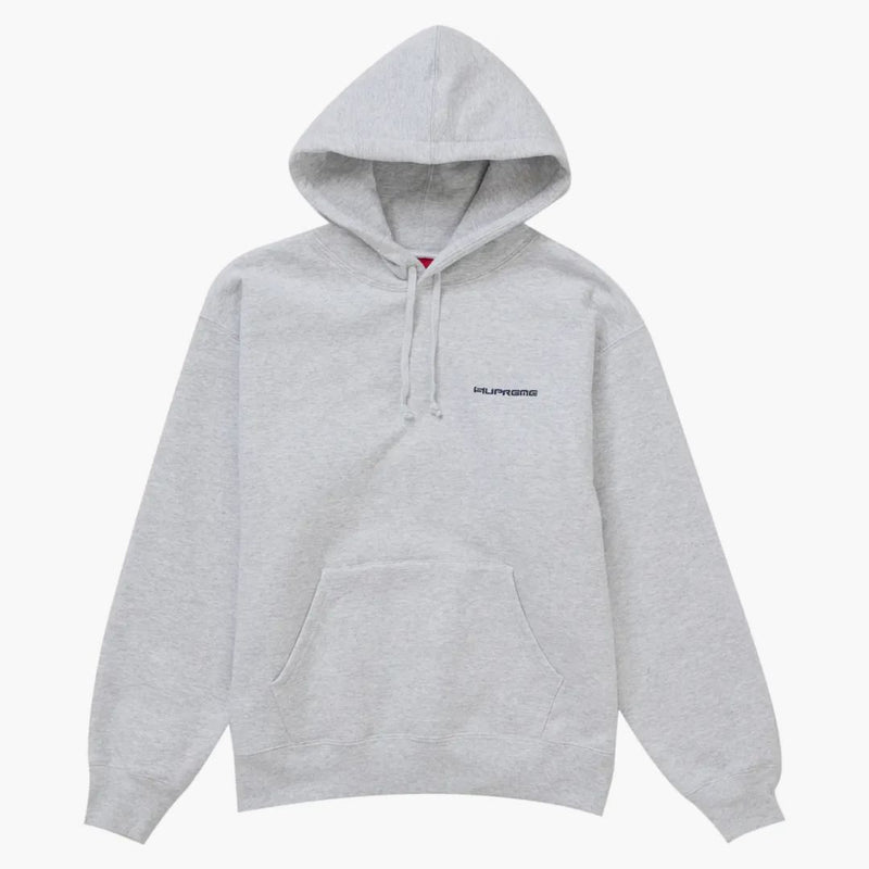Supreme Aoi staplade huva tröja askgrå