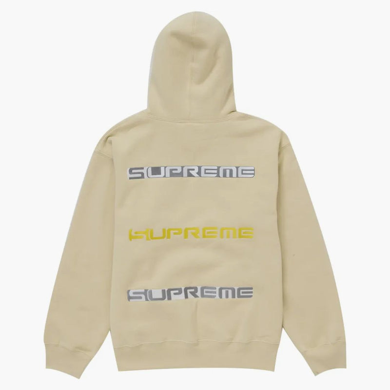 Supreme Aoi staplad huva tröja mörk naturlig