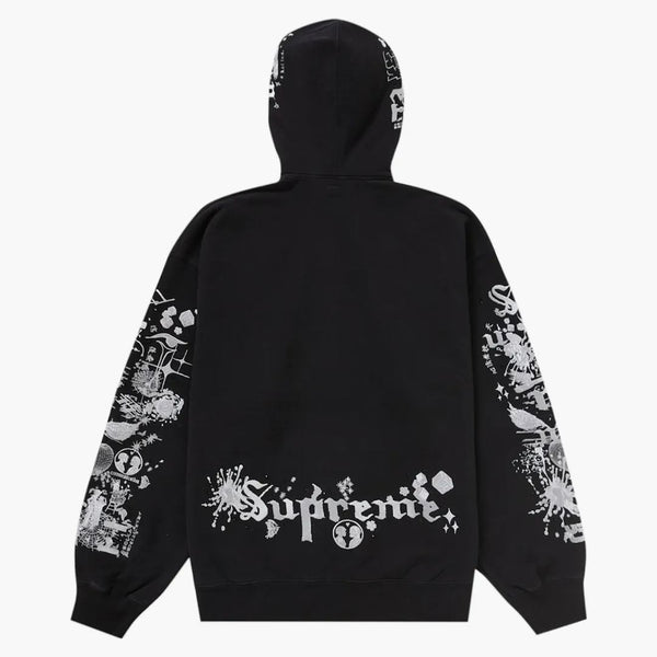 Supreme Aoi Zip Up Hooded Sweatshirt Black