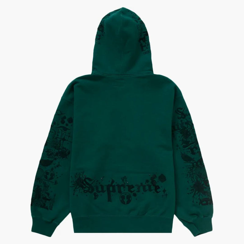 Supreme Aoi Zip Up Hooded Sweatshirt Teal