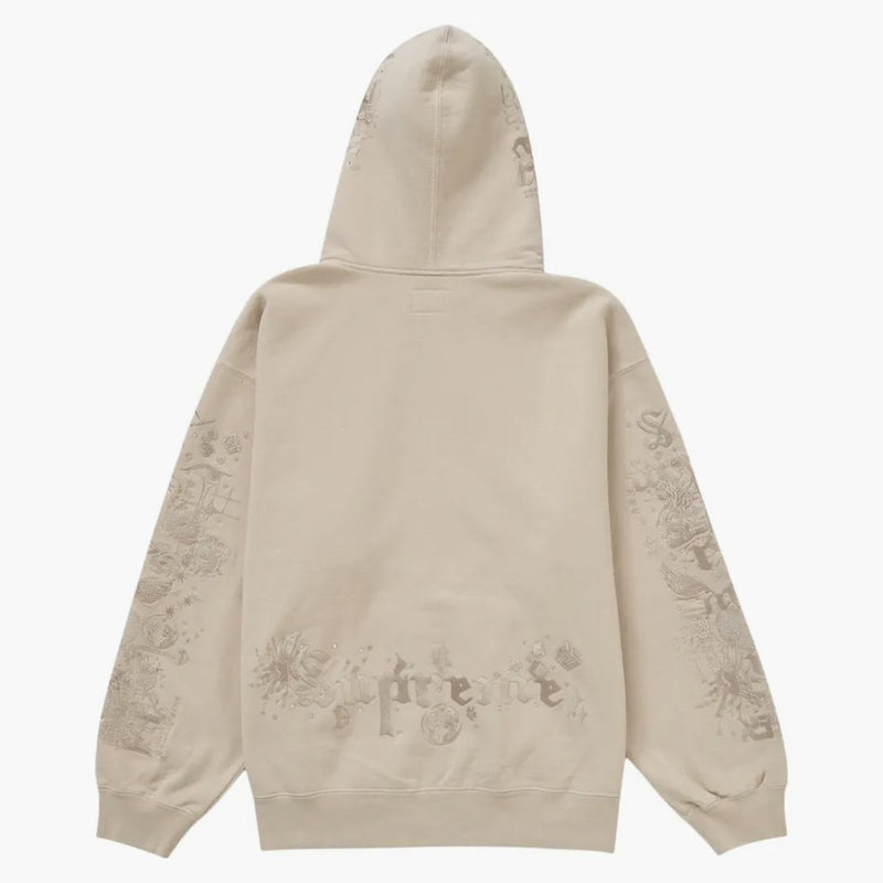 Supreme Aoi Zip Up Hooded Sweatshirt Natural