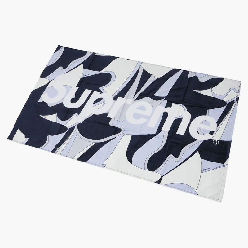 Supreme Abstract Beach Towel Black