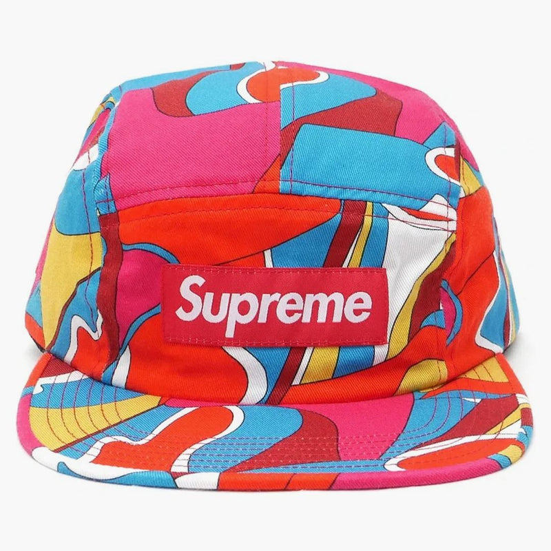 Supreme Abstract Camp Cap Red