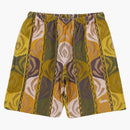 Supreme Abstract Textured Knit Short Dark Olive