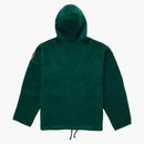 Supreme Accent Brushed Zip Up Hooded Sweater Green