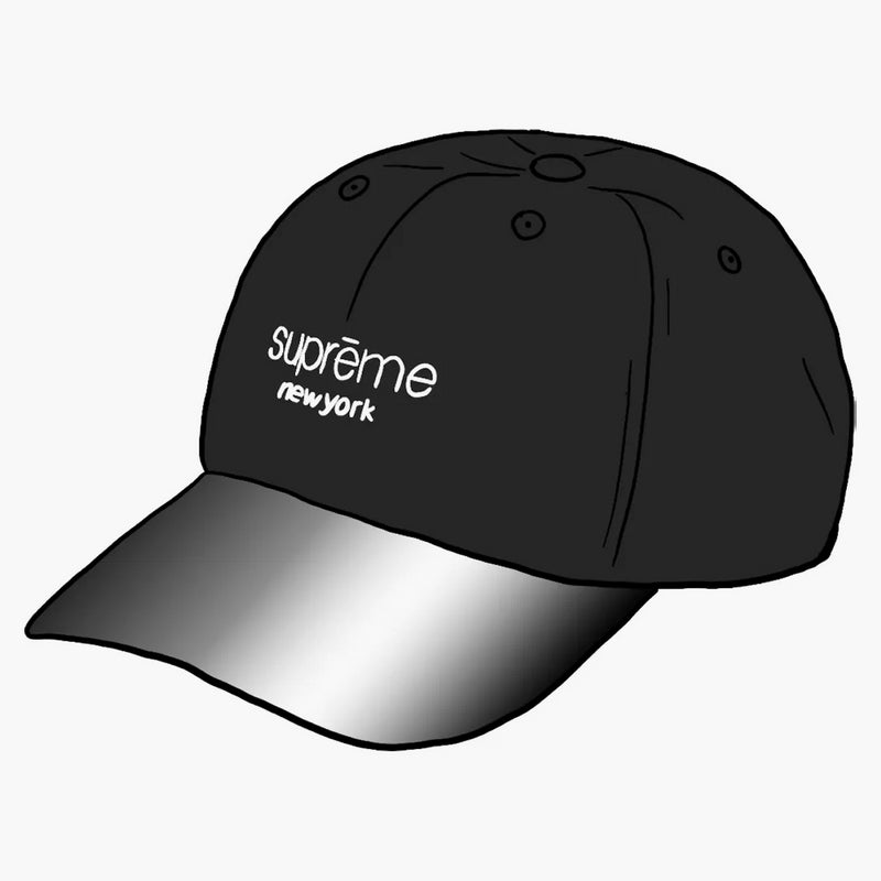 Supreme Acrylic Visor 6-panel Black