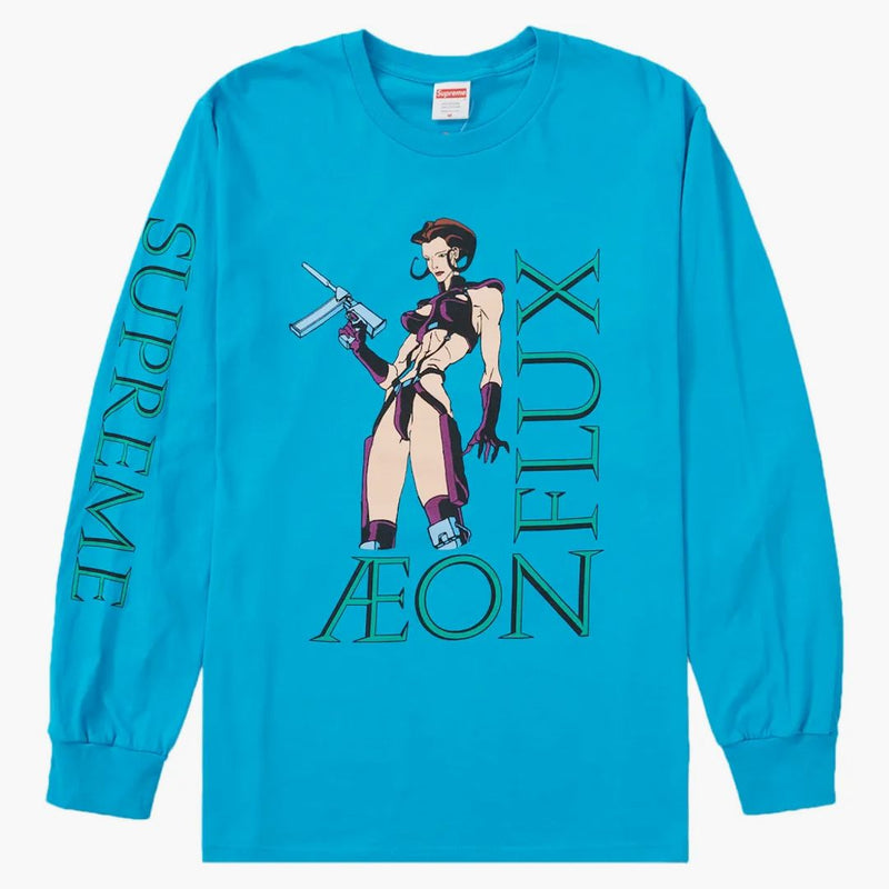 Supreme Aeon Flux L/s Tee Bright Blue