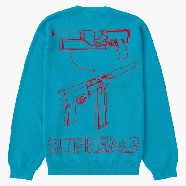 Supreme Aeon Flux tröja cyan