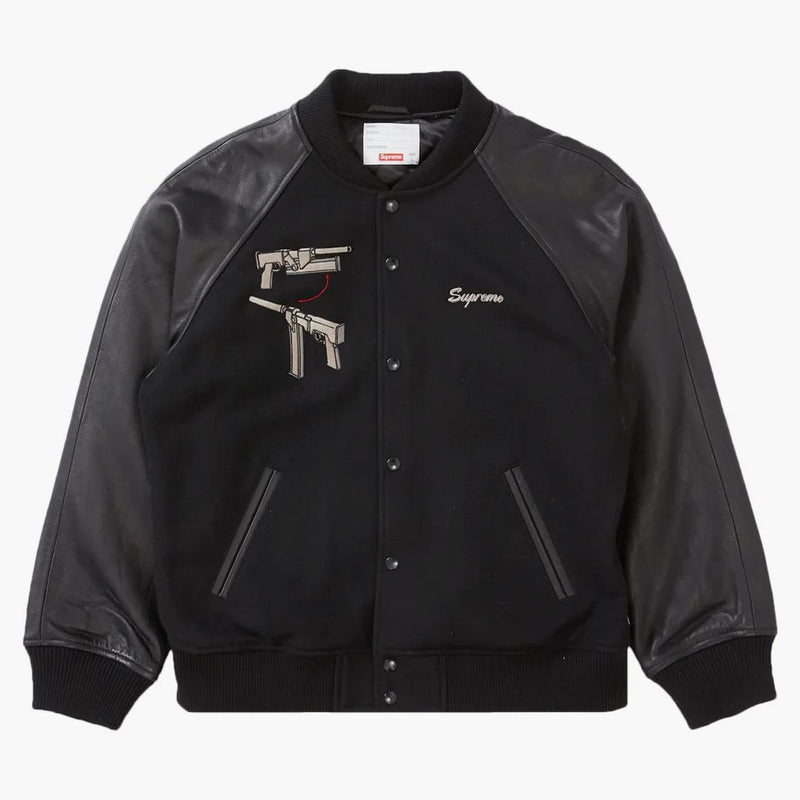 Supreme Aeon Flux Varsity Jacket Black