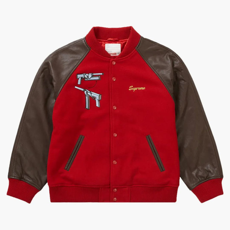 Supreme Aeon Flux Varsity Jacket Red