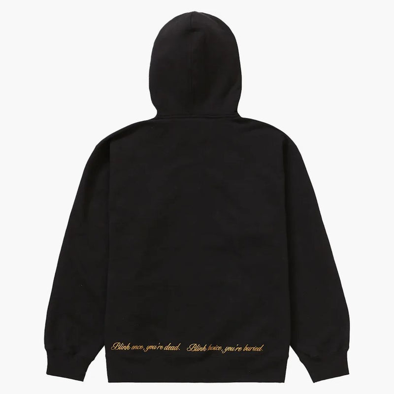 Supreme aeon flux zip up hooded sweatshirt black