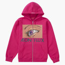 Supreme Aeon Flux Zip Up Hooded Sweatshirt Fuchsia