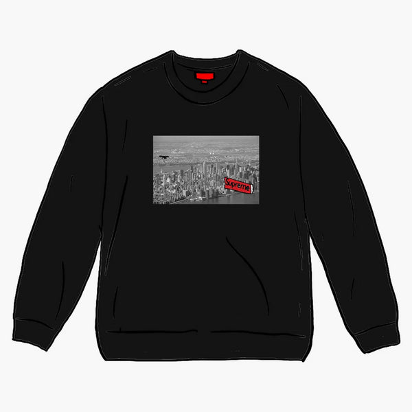 Supreme Aerial Crewneck Black
