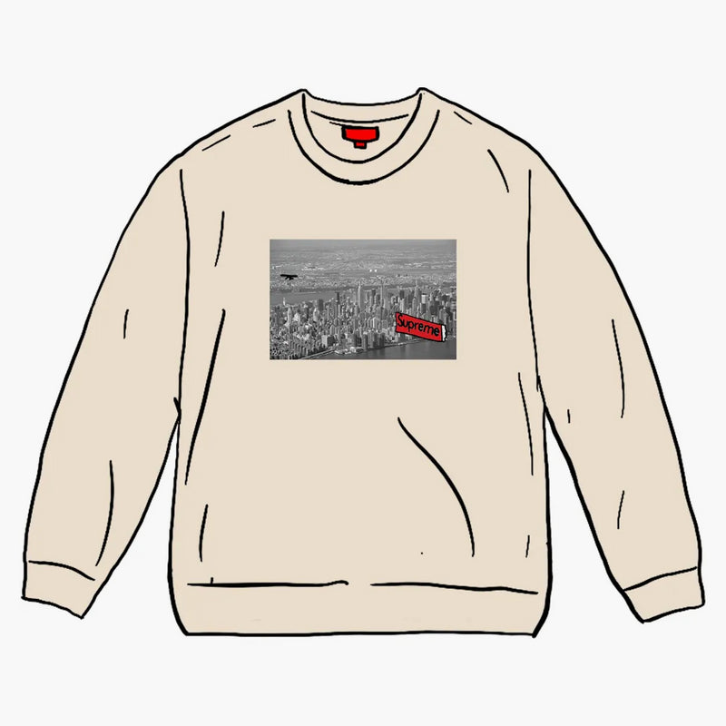 Supreme Aerial Crewneck Natural