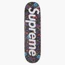 Supreme Airbrushed Floral Skateboard Deck Black
