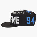 Supreme Alpha Omega Pillbox Hat Black