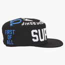 Supreme Alpha Omega Pillbox Hat Black