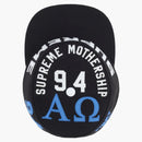 Supreme Alpha Omega Pillbox Hat Black