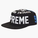 Supreme Alpha Omega Pillbox Hat Black