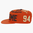 Supreme Alpha Omega Pillbox Hat Orange