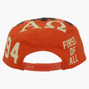 Supreme Alpha Omega Pillbox Hat Orange