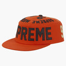 Supreme Alpha Omega Pillbox Hat Orange
