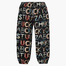 Supreme Alphabet Silk Pant Black