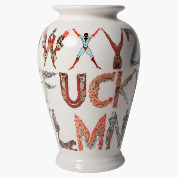 Supreme Alphabet Vase White