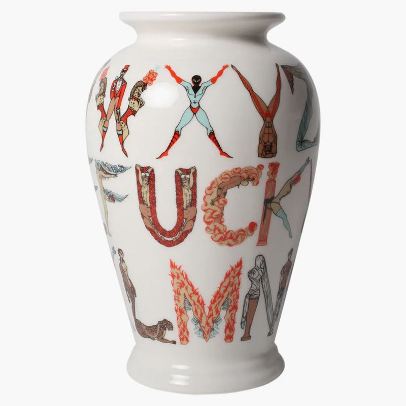 Supreme Alphabet Vase White
