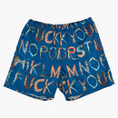 Supreme Alphabet Water Short Navy