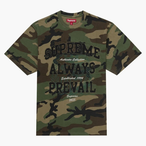 Supreme Always Prevail S/s Top Woodland Camo