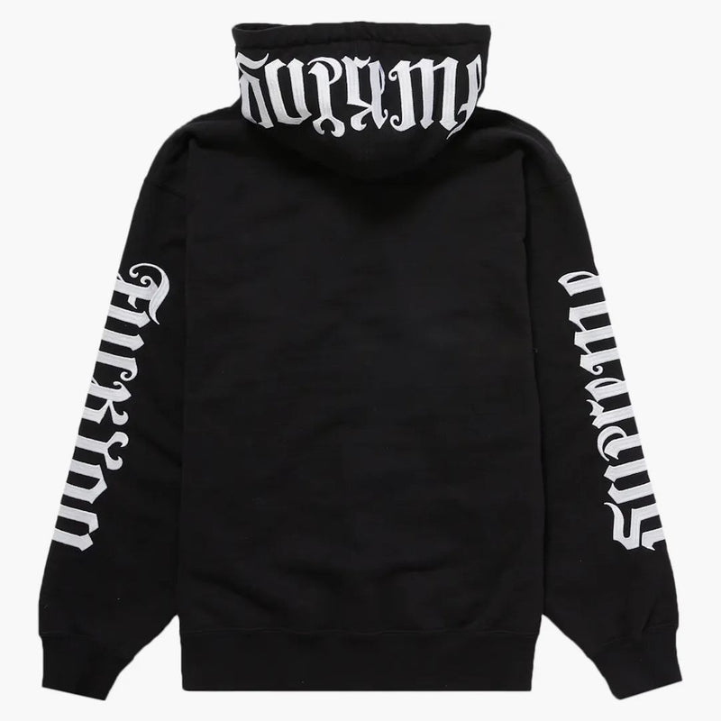 Nejvyšší ambigramová mikina s kapucí černá