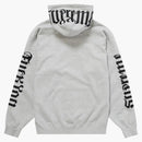 Supreme ambigram hooded sweatshirt Heather gray