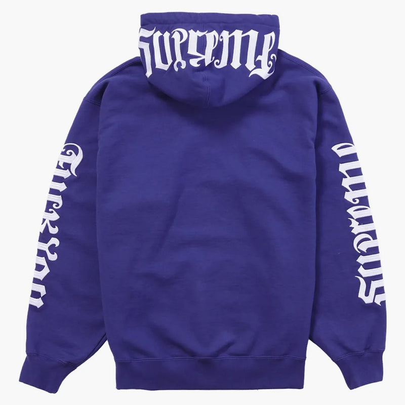 Nejvyšší ambigramová mikina s kapucí umyté námořnictvo