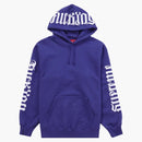 Sudadera con capucha suprema ambigram marina lavada