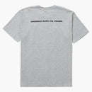 Supreme America Eats Its Young Tea Heather Gray