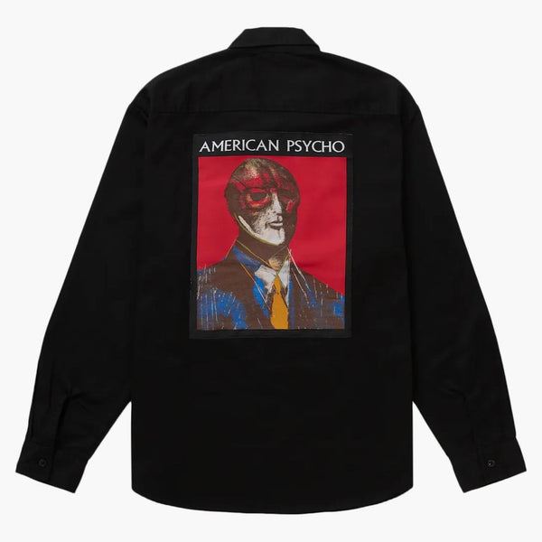 Supreme American Psycho Work Shirt Black