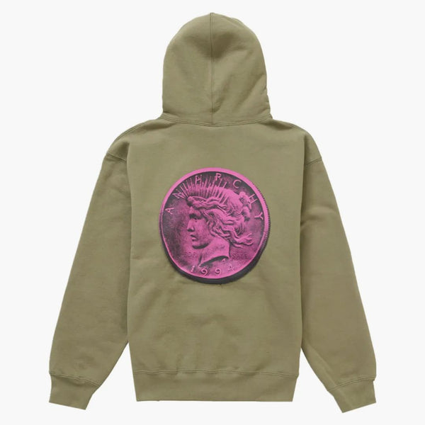 Supreme Anarchy Hooded Sweatshirt Light Olive