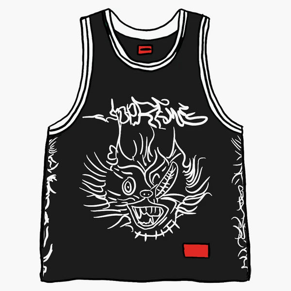 Supreme Animal Basketball Jersey Black