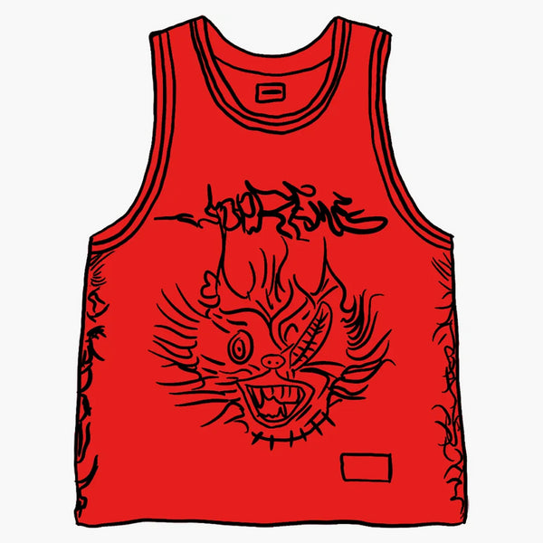 Supreme Animal Basketball Jersey Red