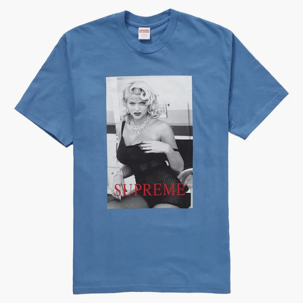 Supreme Anna Nicole Smith Tee Dusty Light Royal