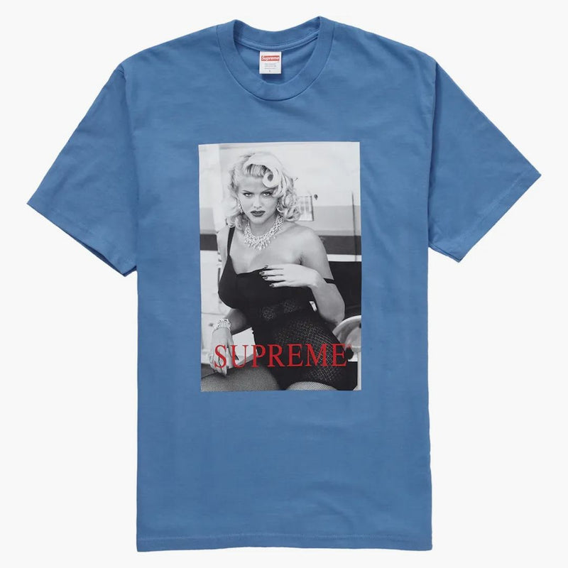 Supreme Anna Nicole Smith Tee Dusty Light Royal