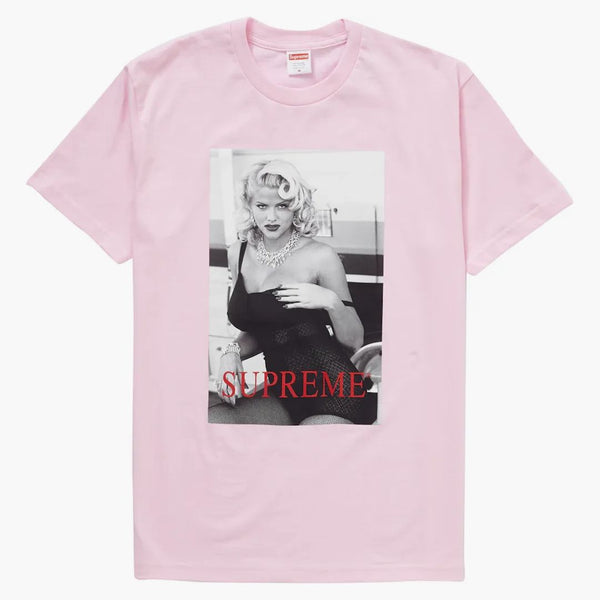Supreme Anna Nicole Smith tee ljusrosa