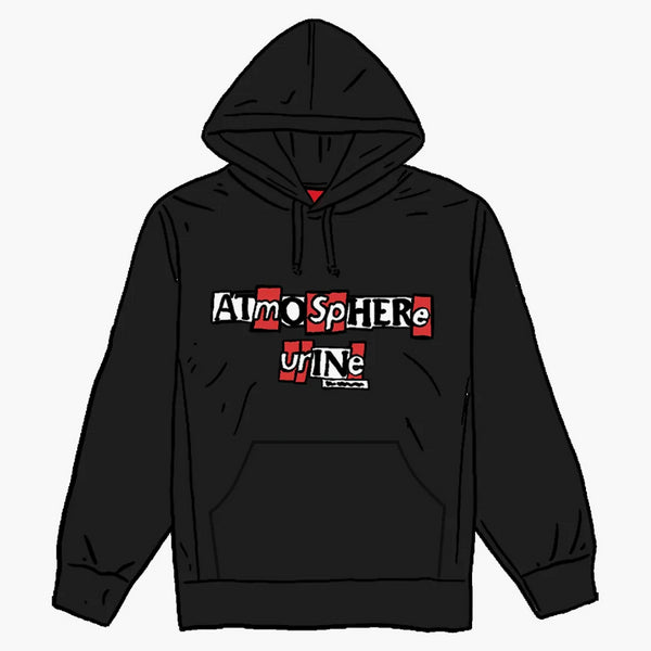 Supreme Antihero Hooded Sweatshirt svart