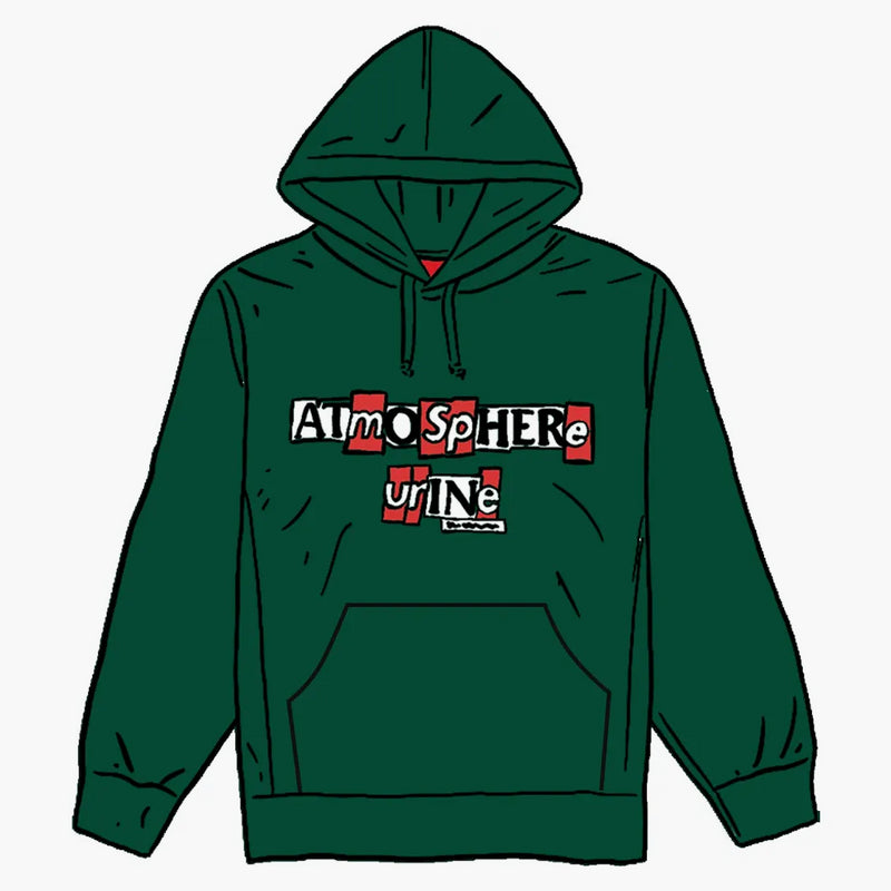 Supreme Antihero Hooded Sweatshirt Dark Green