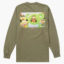 Supreme Aphex Twin Donkey Rhubarb l/s tea olive