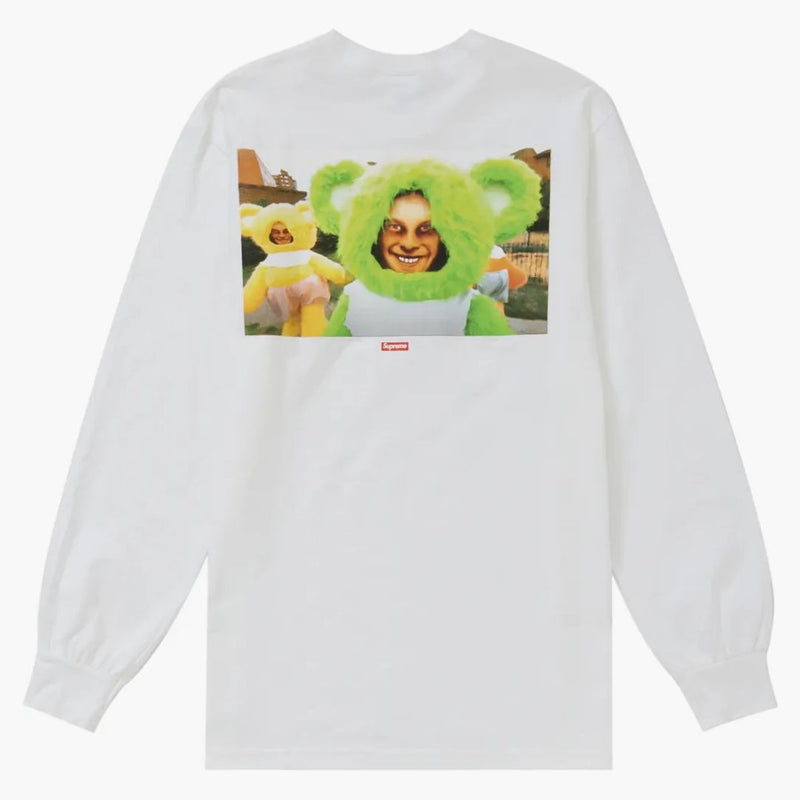 Supreme Aphex Twin Donkey Rabarber l/s tee vit