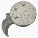 Supreme Aphex Twin Mantis Coin Knife Silver